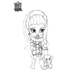 Coloring page: Monster High (Animation Movies) #24939 - Printable coloring pages