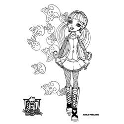 Coloring page: Monster High (Animation Movies) #24942 - Free Printable Coloring Pages