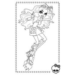 Coloring page: Monster High (Animation Movies) #24944 - Free Printable Coloring Pages