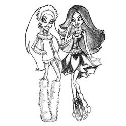 Coloring page: Monster High (Animation Movies) #24951 - Free Printable Coloring Pages