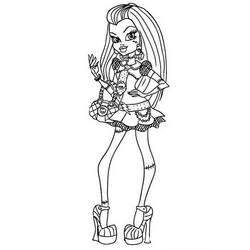 Coloring page: Monster High (Animation Movies) #24957 - Free Printable Coloring Pages