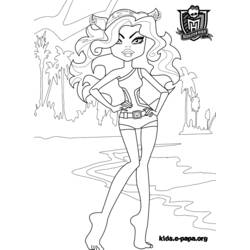 Coloring page: Monster High (Animation Movies) #24960 - Free Printable Coloring Pages