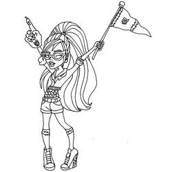 Coloring page: Monster High (Animation Movies) #24966 - Free Printable Coloring Pages