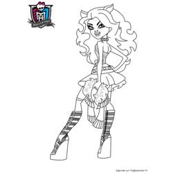 Coloring page: Monster High (Animation Movies) #24978 - Printable coloring pages