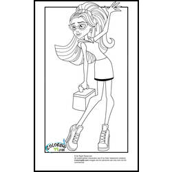 Coloring page: Monster High (Animation Movies) #24983 - Free Printable Coloring Pages