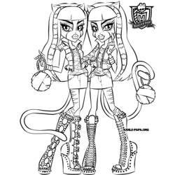 Coloring page: Monster High (Animation Movies) #24987 - Printable coloring pages