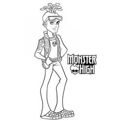 Coloring page: Monster High (Animation Movies) #24989 - Free Printable Coloring Pages