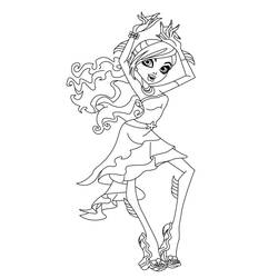 Coloring page: Monster High (Animation Movies) #24995 - Free Printable Coloring Pages
