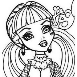 Coloring page: Monster High (Animation Movies) #25006 - Free Printable Coloring Pages