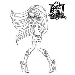 Coloring page: Monster High (Animation Movies) #25012 - Free Printable Coloring Pages