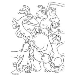 Coloring page: Monsters Inc. (Animation Movies) #132318 - Free Printable Coloring Pages