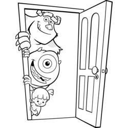 Coloring page: Monsters Inc. (Animation Movies) #132319 - Printable coloring pages