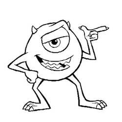 Coloring page: Monsters Inc. (Animation Movies) #132324 - Printable coloring pages