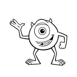 Coloring page: Monsters Inc. (Animation Movies) #132330 - Printable coloring pages