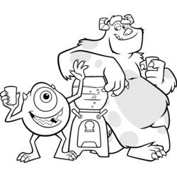 Coloring page: Monsters Inc. (Animation Movies) #132344 - Free Printable Coloring Pages