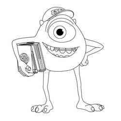 Coloring page: Monsters Inc. (Animation Movies) #132347 - Printable coloring pages