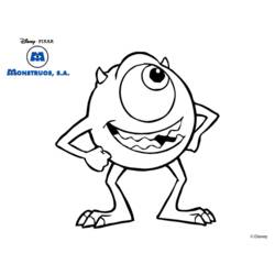 Coloring page: Monsters Inc. (Animation Movies) #132348 - Printable coloring pages