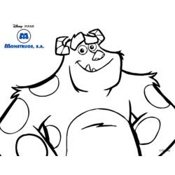Coloring page: Monsters Inc. (Animation Movies) #132358 - Printable coloring pages