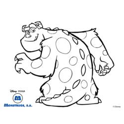 Coloring page: Monsters Inc. (Animation Movies) #132370 - Printable coloring pages