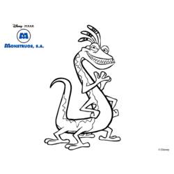 Coloring page: Monsters Inc. (Animation Movies) #132382 - Printable coloring pages