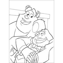 Coloring page: Monsters Inc. (Animation Movies) #132385 - Free Printable Coloring Pages