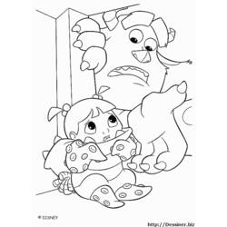 Coloring page: Monsters Inc. (Animation Movies) #132391 - Free Printable Coloring Pages