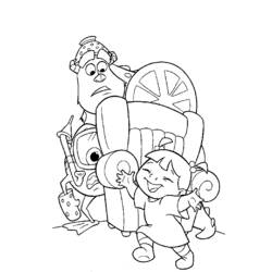 Coloring page: Monsters Inc. (Animation Movies) #132394 - Free Printable Coloring Pages