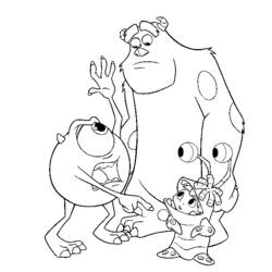 Coloring page: Monsters Inc. (Animation Movies) #132396 - Free Printable Coloring Pages