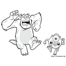 Coloring page: Monsters Inc. (Animation Movies) #132400 - Printable coloring pages