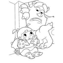 Coloring page: Monsters Inc. (Animation Movies) #132402 - Free Printable Coloring Pages