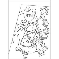 Coloring page: Monsters Inc. (Animation Movies) #132408 - Free Printable Coloring Pages