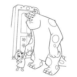 Coloring page: Monsters Inc. (Animation Movies) #132434 - Free Printable Coloring Pages