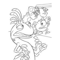 Coloring page: Monsters Inc. (Animation Movies) #132437 - Free Printable Coloring Pages