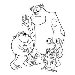 Coloring page: Monsters Inc. (Animation Movies) #132460 - Free Printable Coloring Pages