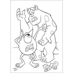 Coloring page: Monsters Inc. (Animation Movies) #132473 - Free Printable Coloring Pages