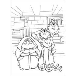 Coloring page: Monsters University (Animation Movies) #206404 - Free Printable Coloring Pages