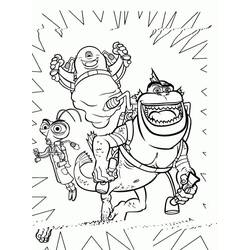 Coloring page: Monsters vs Aliens (Animation Movies) #206189 - Free Printable Coloring Pages