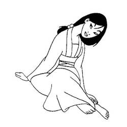Coloring page: Mulan (Animation Movies) #133619 - Printable coloring pages
