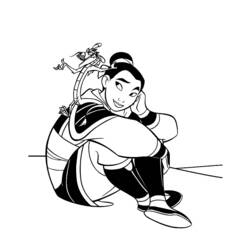 Coloring page: Mulan (Animation Movies) #133623 - Printable coloring pages