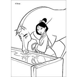Coloring page: Mulan (Animation Movies) #133626 - Printable coloring pages