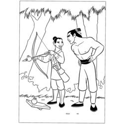 Coloring page: Mulan (Animation Movies) #133627 - Printable coloring pages