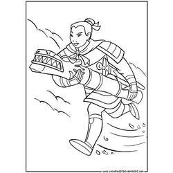 Coloring page: Mulan (Animation Movies) #133639 - Printable coloring pages