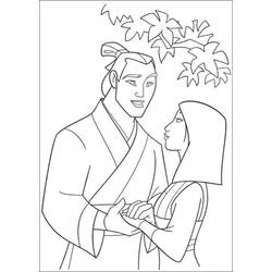 Coloring page: Mulan (Animation Movies) #133675 - Printable coloring pages