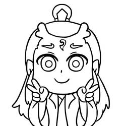 Ne Zha (Animation Movies) coloring page #218653 to print and color