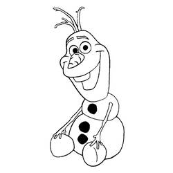 Coloring page: Olaf (Animation Movies) #170194 - Free Printable Coloring Pages