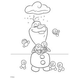 Coloring page: Olaf (Animation Movies) #170196 - Free Printable Coloring Pages