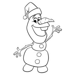 Coloring page: Olaf (Animation Movies) #170201 - Free Printable Coloring Pages
