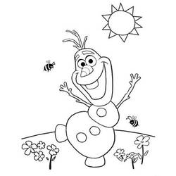 Coloring page: Olaf (Animation Movies) #170206 - Free Printable Coloring Pages