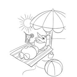 Coloring page: Olaf (Animation Movies) #170210 - Free Printable Coloring Pages