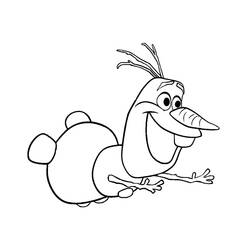 Coloring page: Olaf (Animation Movies) #170216 - Free Printable Coloring Pages